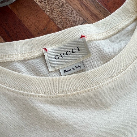 Authentic Gucci Cherry Blossom Sequence T-Shirt - Picture 3 of 7